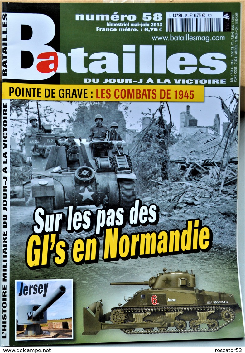 Rare Revue Batailles N°58 - 1939-45