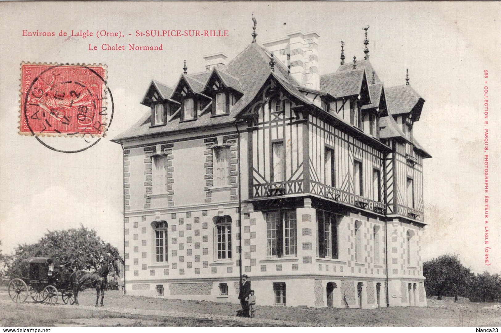 B66096 Cpa St Sulpice Sur Rille - Le Chalet Normand - Otros & Sin Clasificación