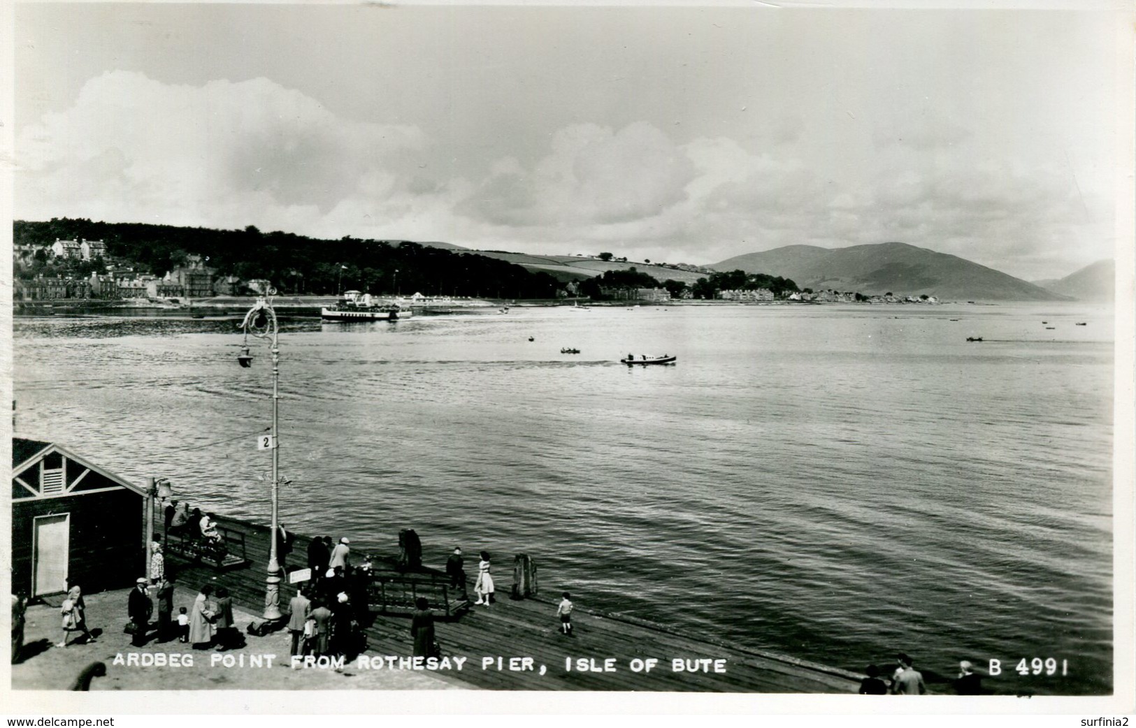 BUTE - ROTHESAY - ARDBEG POINT FROM ROTHESAY PIER RP  But26 - Bute