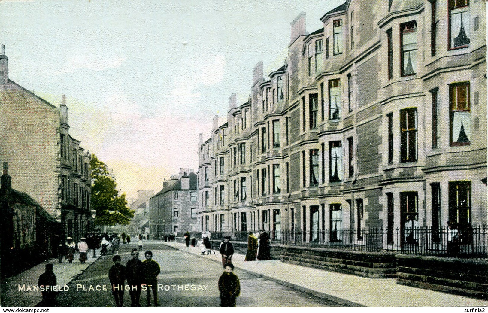 BUTE - ROTHESAY - MANSFIELD PLACE, HIGH ST - ANIMATED   But27 - Bute