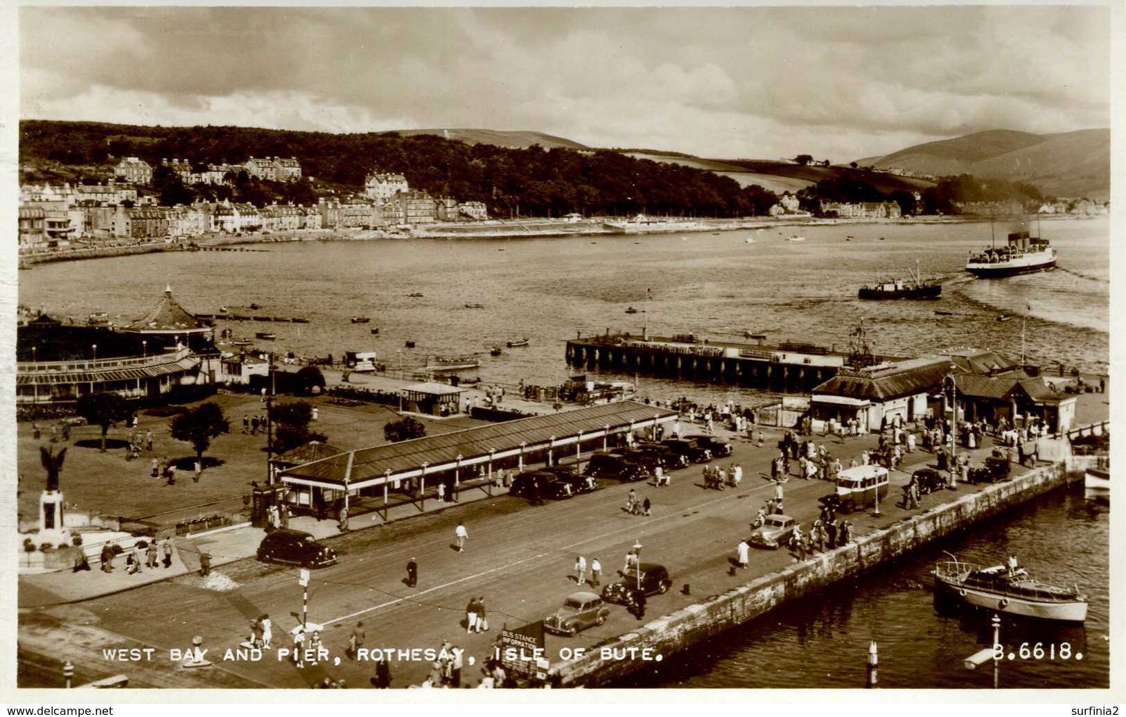 BUTE - ROTHESAY - WEST BAY AND PIER RP But34 - Bute