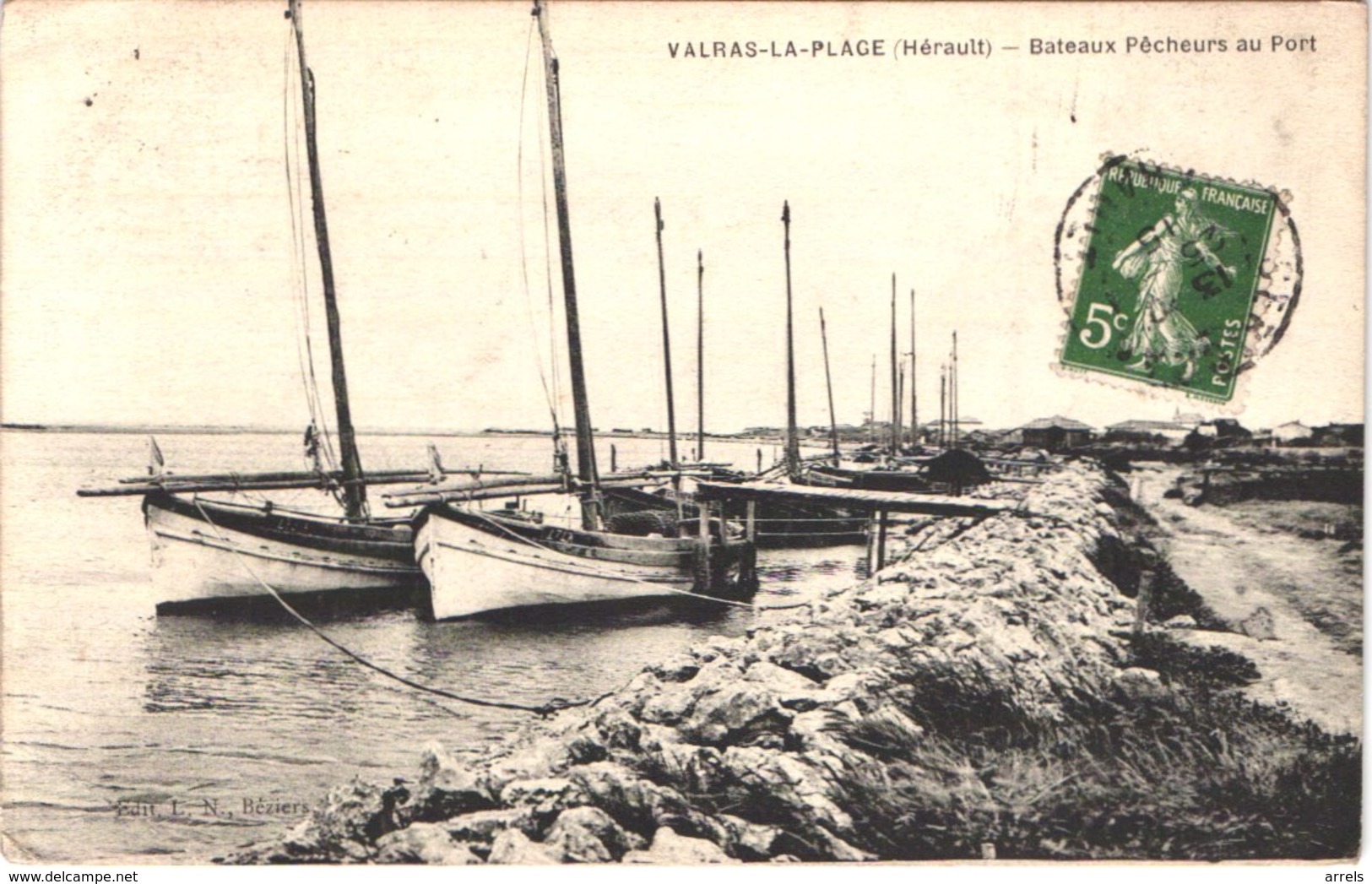 FR34 VALRAS - Bateaux Pêcheurs Au Port - Belle - Other & Unclassified