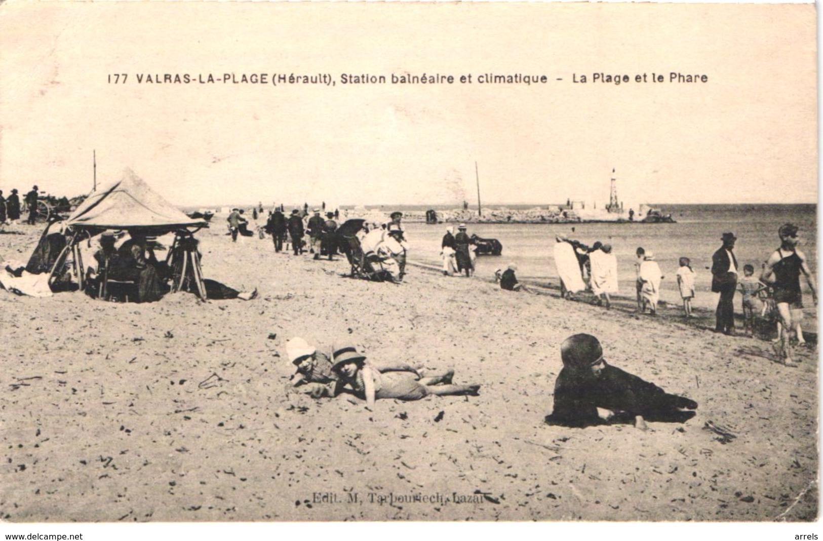 FR34 VALRAS - La Plage Et Le Phare - Animée - Other & Unclassified