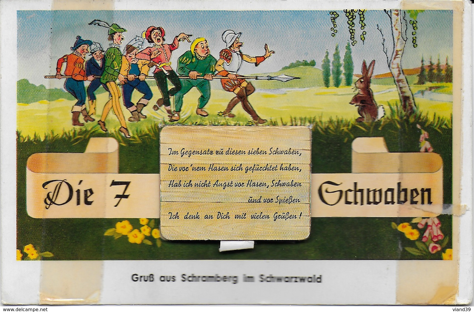 Bavière - Carte à Système : Die 7 Schwaben : Grub Aus Schramberg Im Schwarzwald - Neuburg