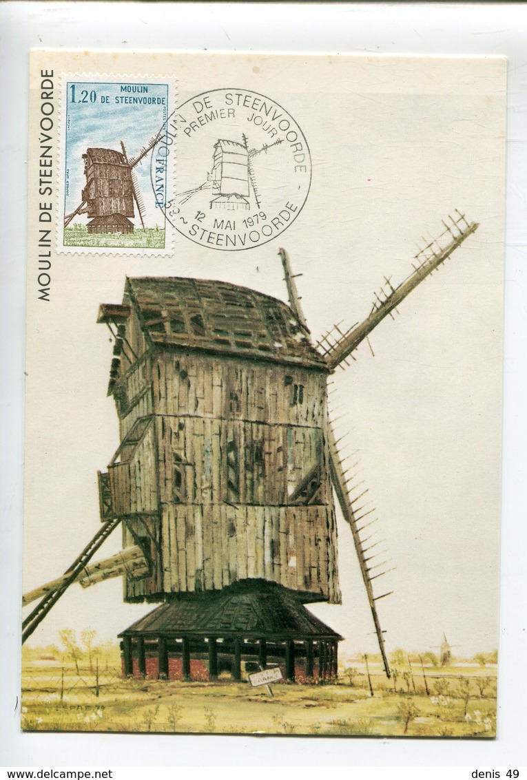 Moulin Steenvoorde Enveloppe 1er Jour - Steenvoorde