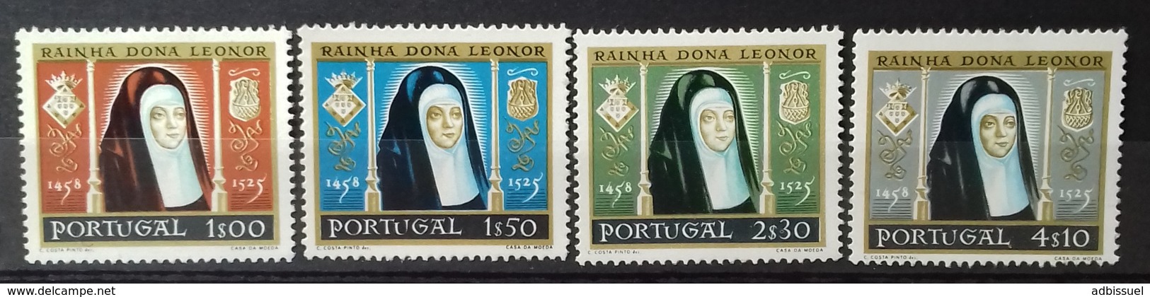 PORTUGAL N° 853 à 856 COTE 15 € NEUFS ** MNH SERIE COMPLETE DE 4 VALEURS NAISSANCE DE LA REINE DONA LEONOR - Ongebruikt