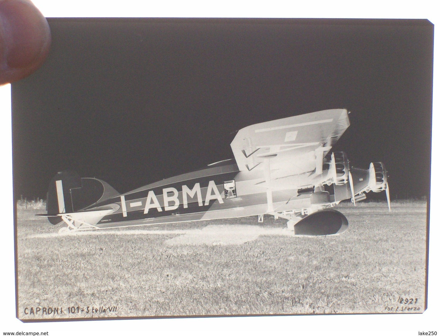 NEGATIVO FOTOGRAFIA  AEREO CAPRONI CA 101  I-ABMA - Aviation