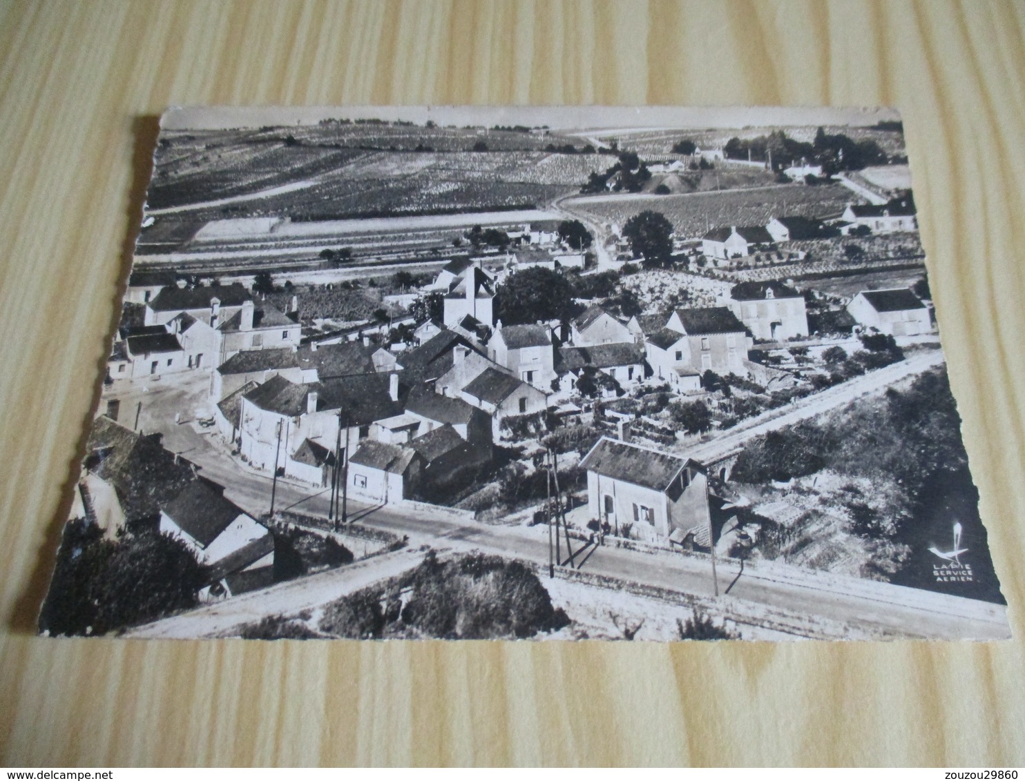 St-Aubin-de-Luigné (49).Place Du Pont - Café Blanche - Vue Aérienne. - Autres & Non Classés