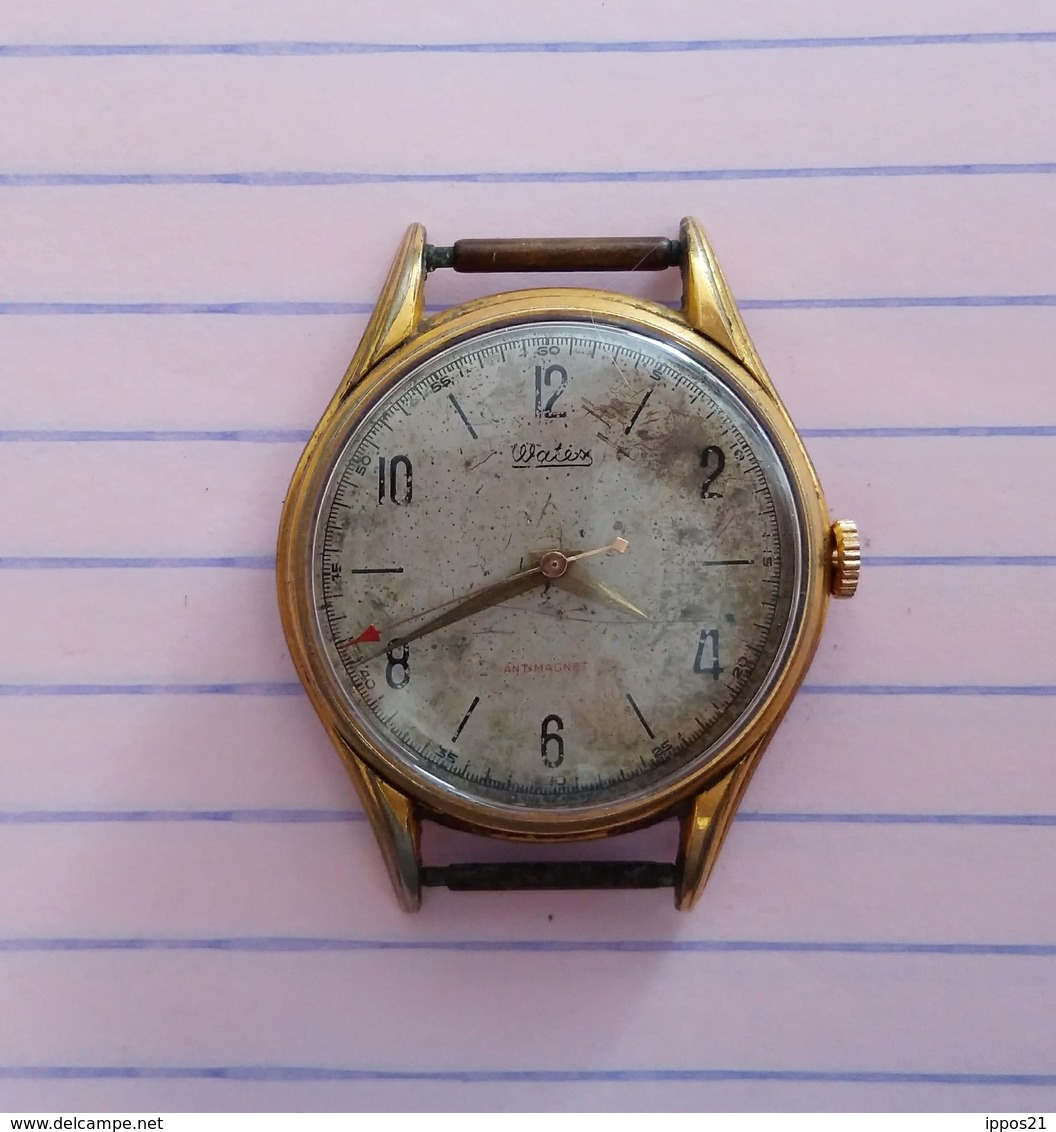 WATEX , Man Watch 29 Mm Type AS 1194 In Working Condition, 1960s. - Horloge: Antiek