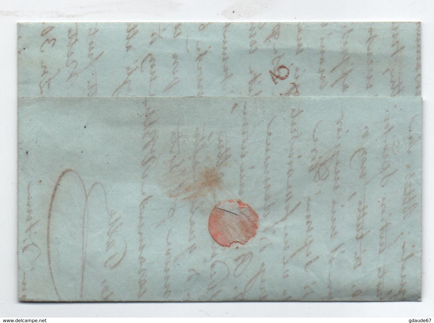 1842 - LETTRE De GENOVA Pour NICE - 1. ...-1850 Vorphilatelie