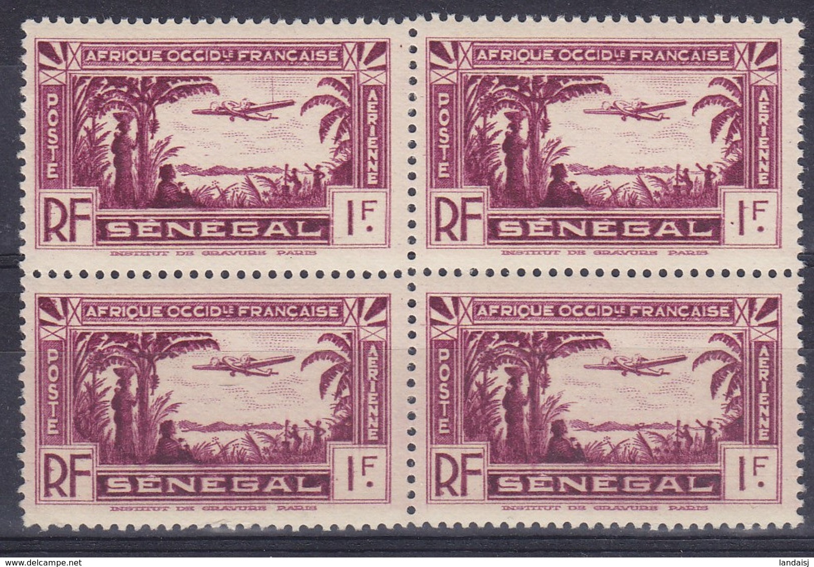 Sénégal Poste Aérienne    Bloc De 4  N°3** - Airmail