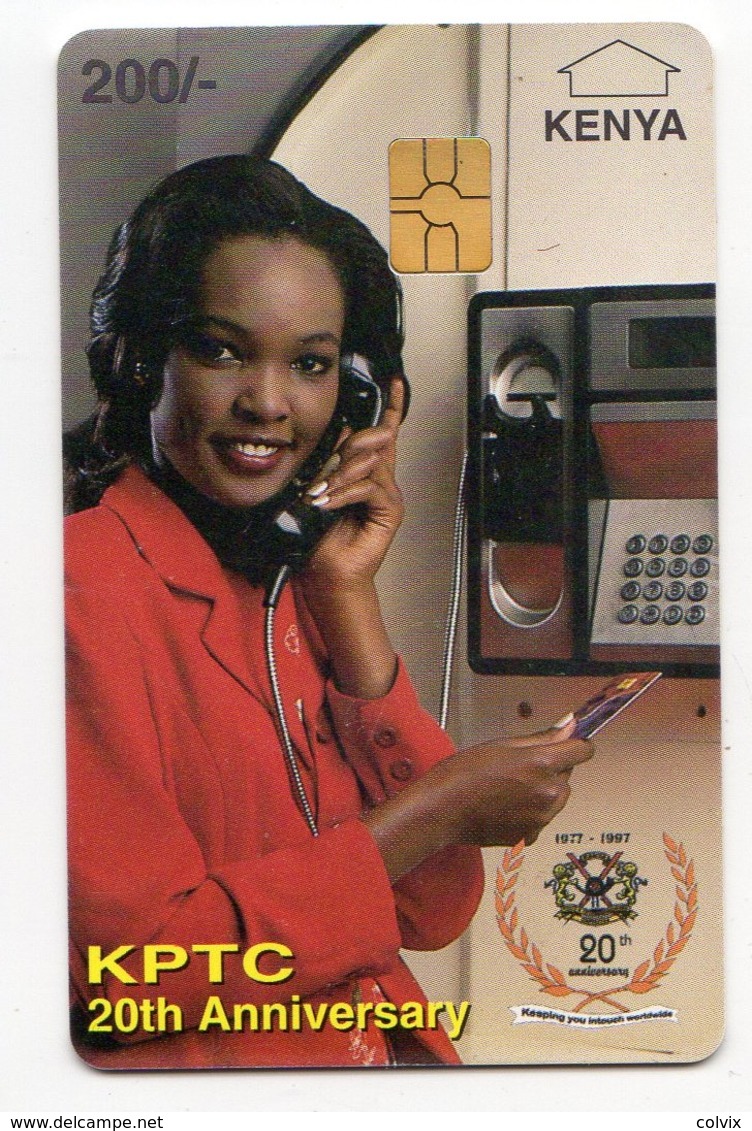 KENYA Ref MV Cards KEN-12 200U Grey Value  Date 31/12/1999 - Kenya