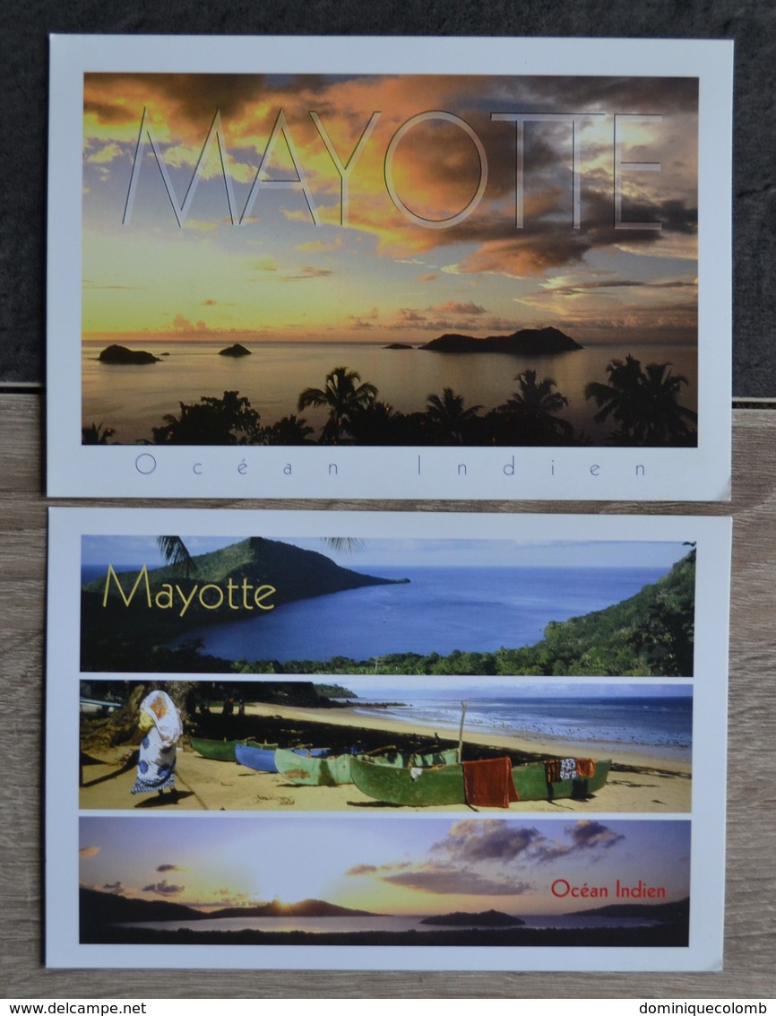 CPM  MAYOTTE  NEUVES  TES BON ETAT  GF VOIR SCANS - Mayotte