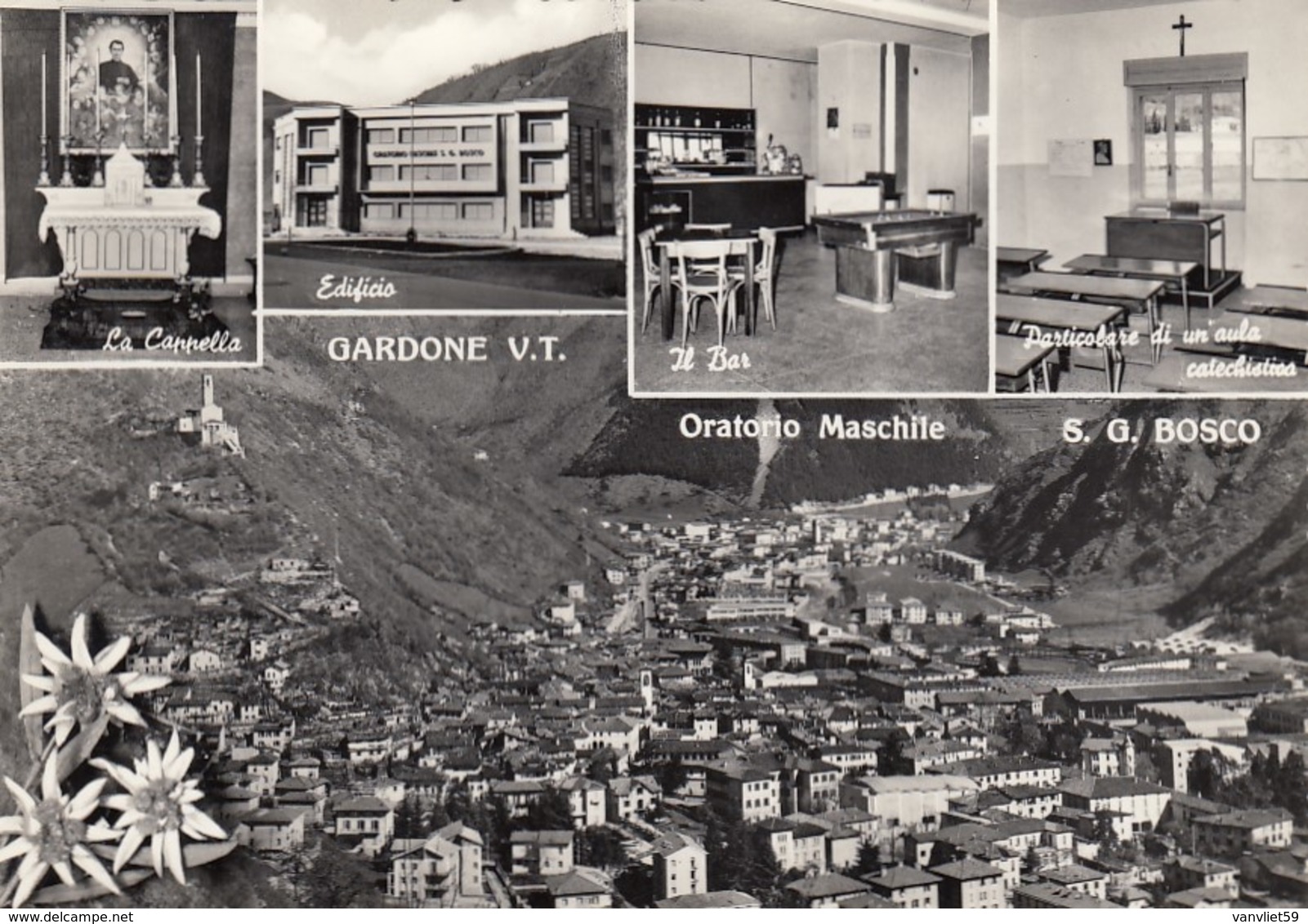 GARDONE VAL TROMPIA-BRESCIA-CARTOLINA VERA FOTOGRAFIA -NON VIAGGIATA-ANNO 1955-1960 - Brescia