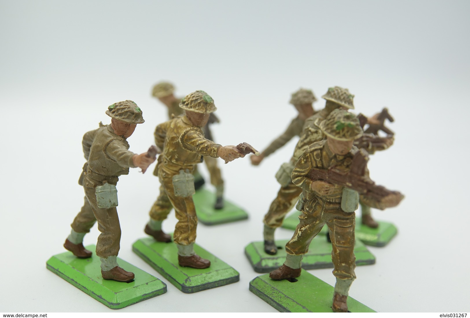 Britains Ltd, Deetail : BRITISH INFANTRY Lot Of  6 Soldiers , Made In England, *** - Britains