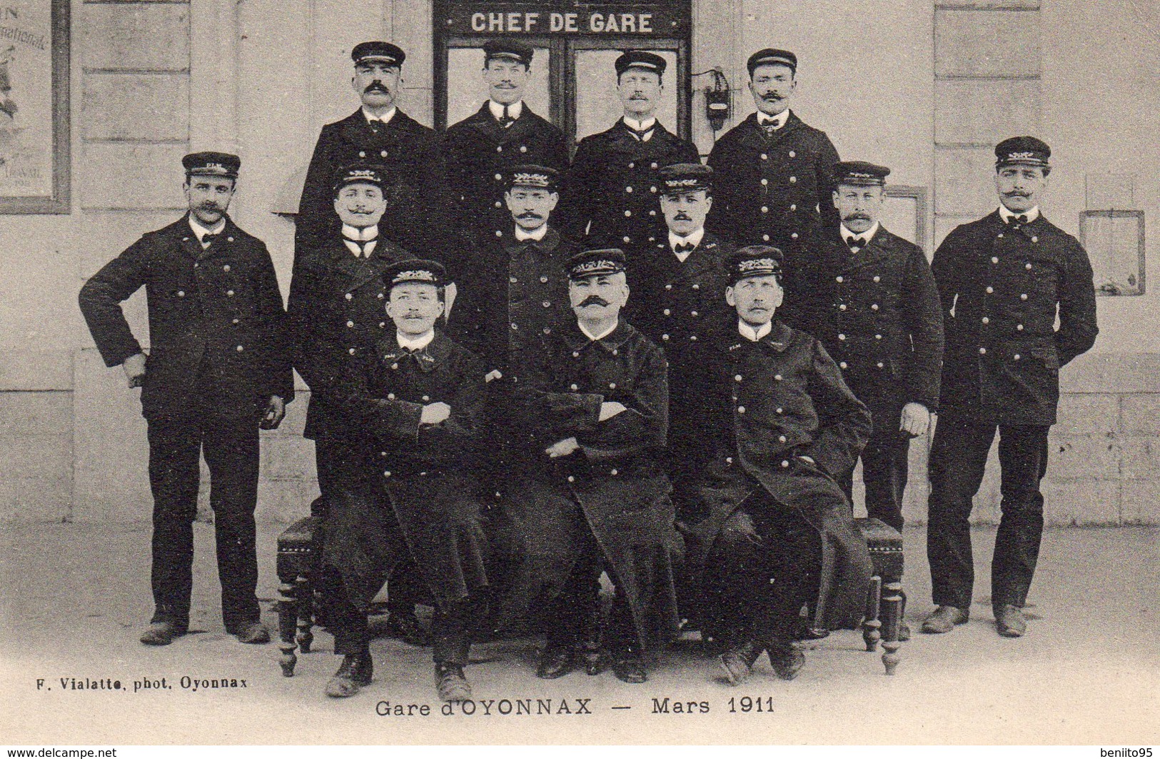 CPA D'OYONNAX - La GARE En 1911. - Oyonnax