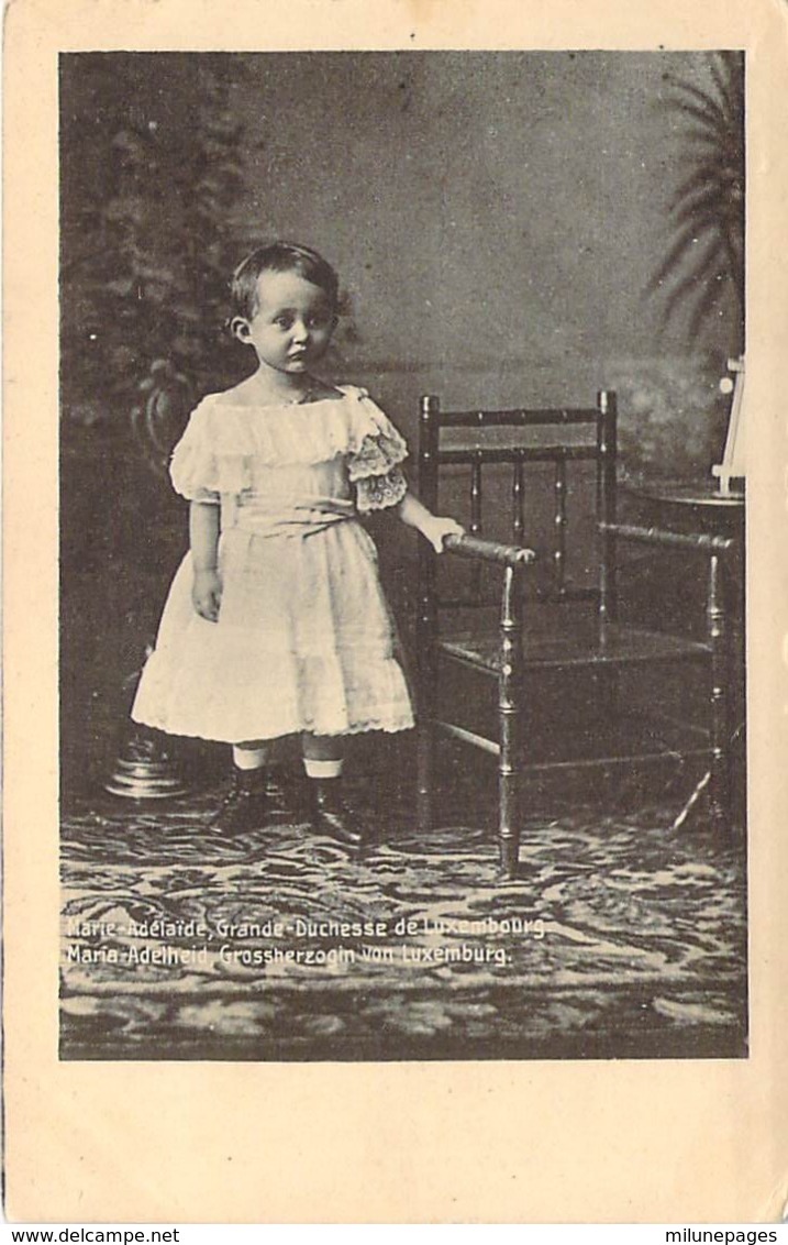 LUXEMBOURG Marie-Adélaïde Enfant , Grande Duchesse - Famille Grand-Ducale