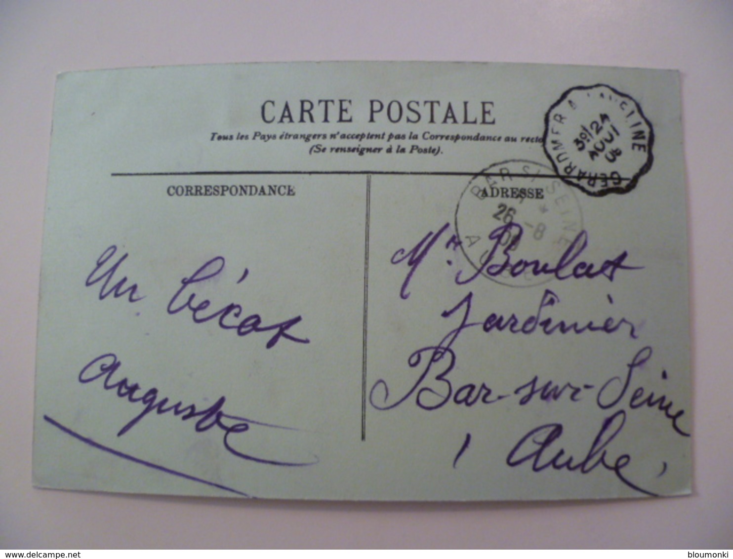 CPA / Carte Postale Ancienne  / GERARDMER Le Kiosque Du Rond Point 1909 - Gerardmer