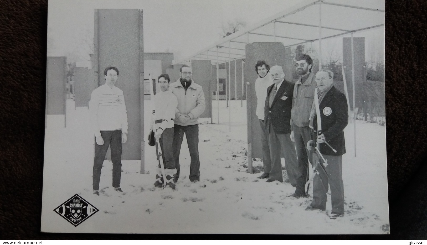 CPM TIR A L ARC SOUVENIR DU III EME SALON DES COLLECTIONNEURS DE CHAMBLY 21 AVRIL 1985 SOCIETE DES ARCHERS PHOTO CHIPAUX - Tiro Al Arco