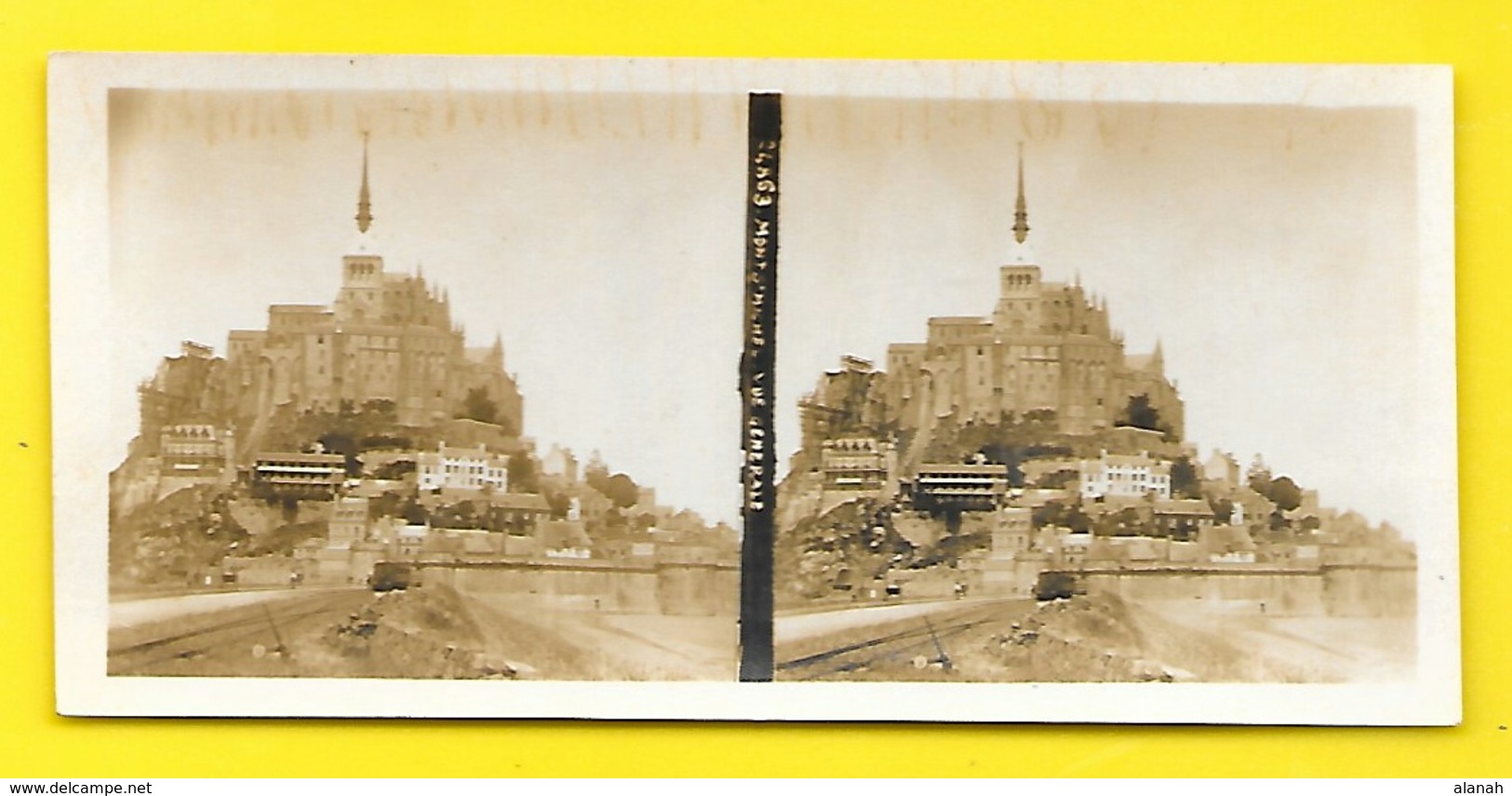 Vues Stéréos Mt St MICHEL Vue Générale - Stereo-Photographie