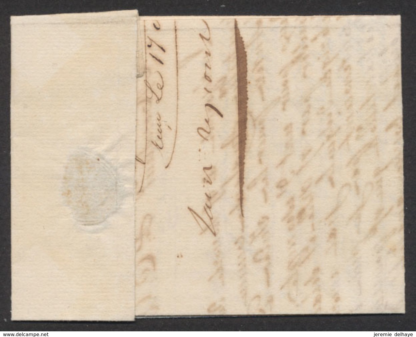 Précurseur - LAC Datée De Charleroy (14/2/1829) + Obl Linéaire CHARLEROI Et Port "25 Cents" > Gand - 1815-1830 (Hollandse Tijd)