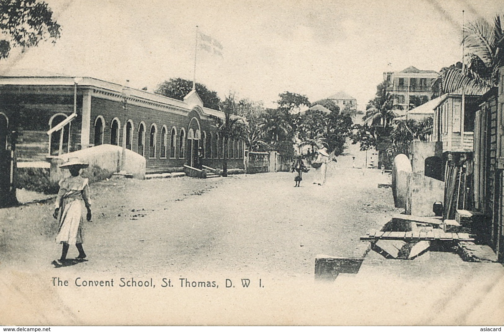 Danish West Indies St Thomas The Convent School  Edit Lightbourn's - Vierges (Iles), Amér.