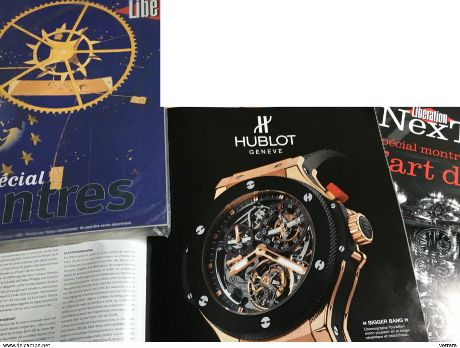 Montres : 3 suppléments Le Monde & Libération ( 2000/11 (Le Monde Spécial Montres ,2007, 68 pages) / Libération Next Spé