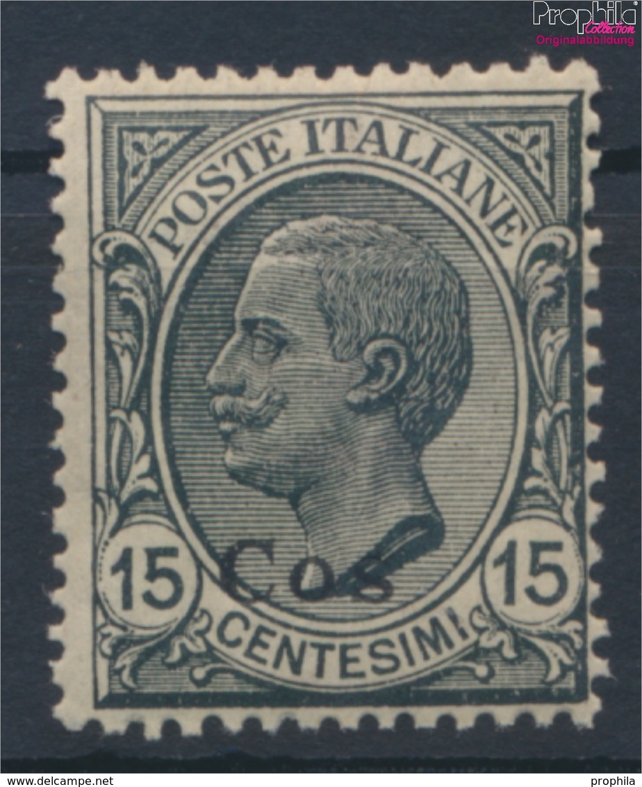 Ägäische Inseln 12III Postfrisch 1912 Aufdruckausgabe Cos (9431667 - Egeo (Coo)