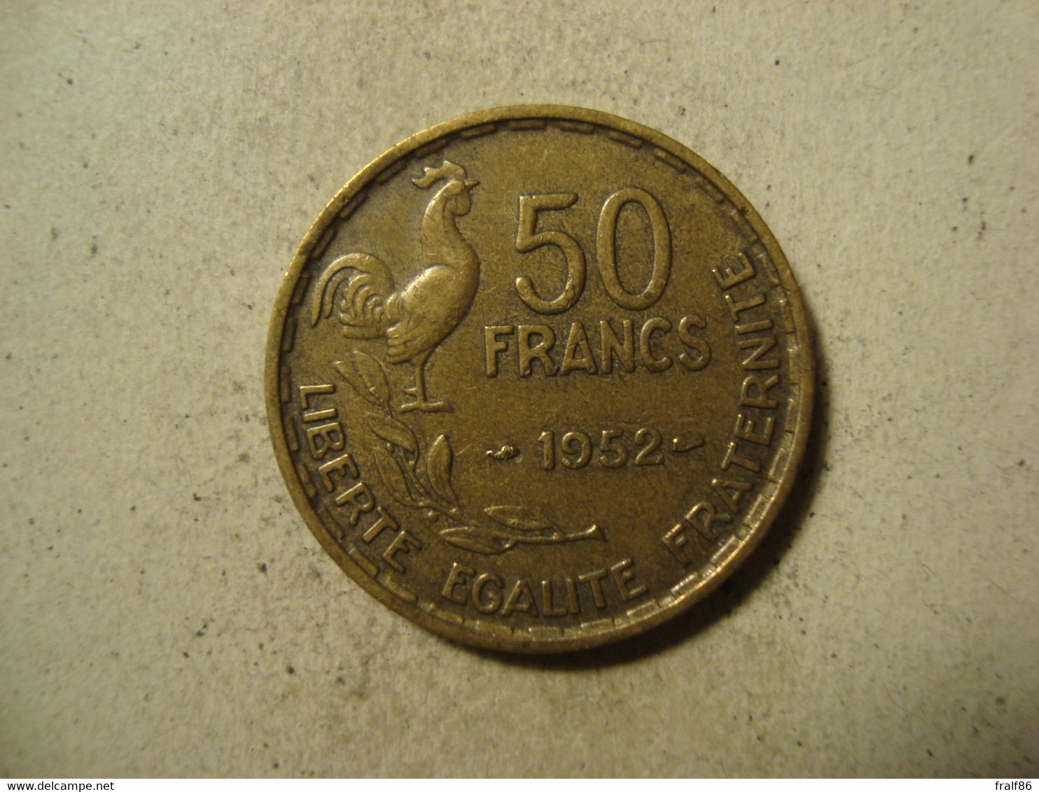 MONNAIE FRANCE 50 FRANCS 1952 GUIRAUD - 50 Francs