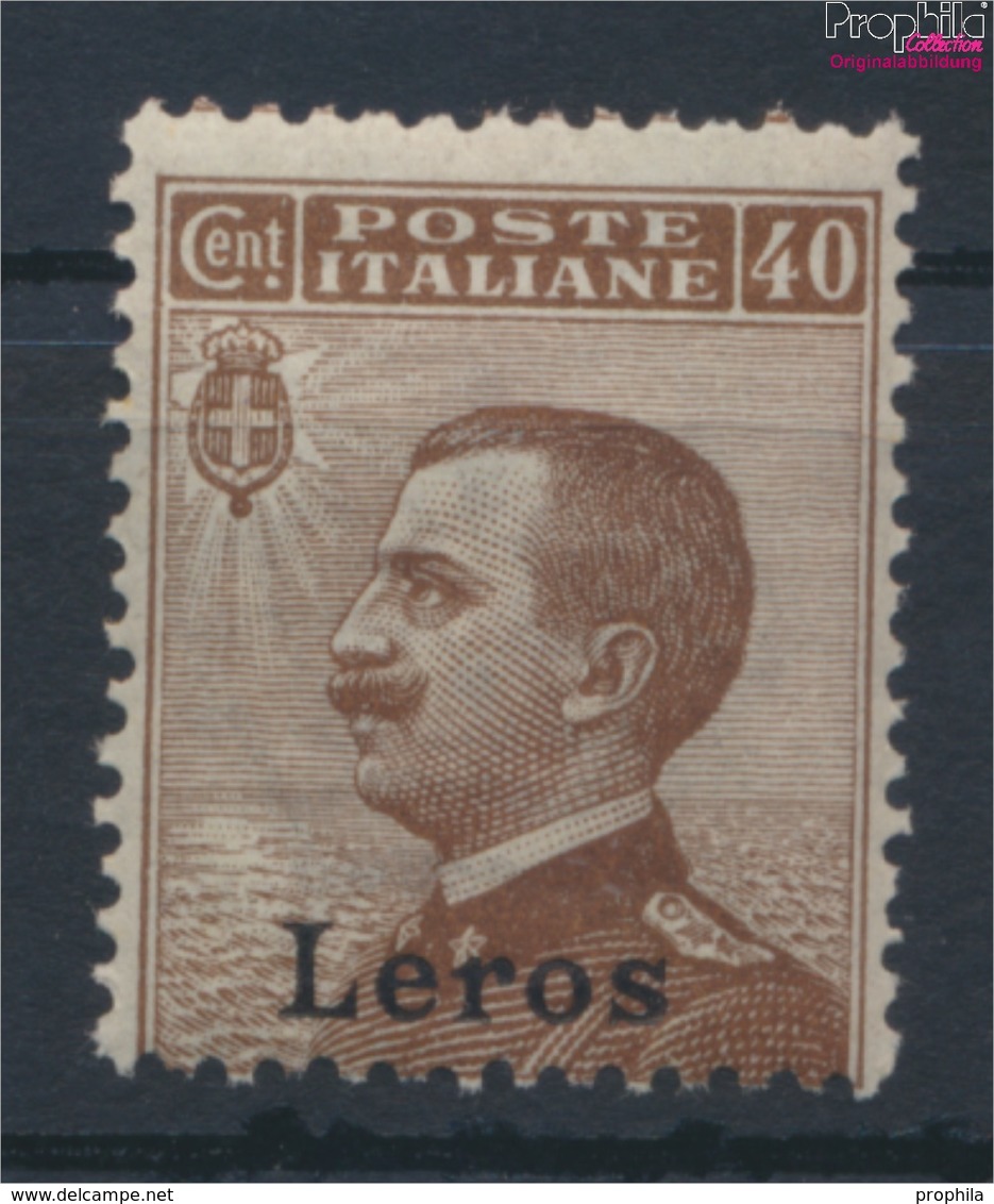 Ägäische Inseln 8V Postfrisch 1912 Aufdruckausgabe Leros (9431614 - Aegean (Lero)