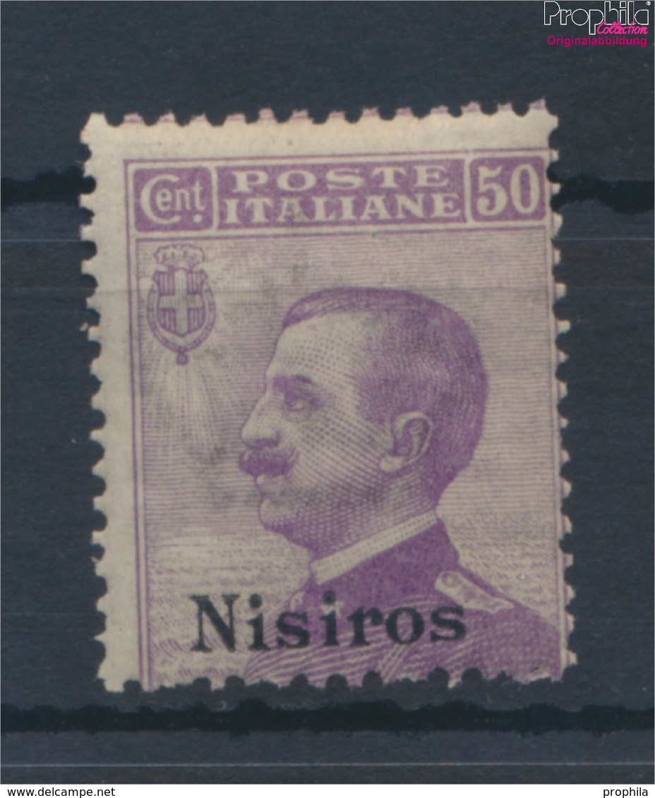Ägäische Inseln 9VII Postfrisch 1912 Aufdruckausgabe Nisiros (9431543 - Egeo (Nisiro)
