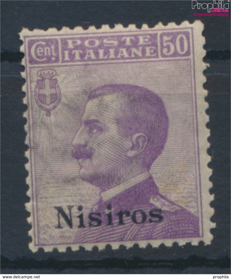 Ägäische Inseln 9VII Postfrisch 1912 Aufdruckausgabe Nisiros (9431545 - Egée (Nisiro)