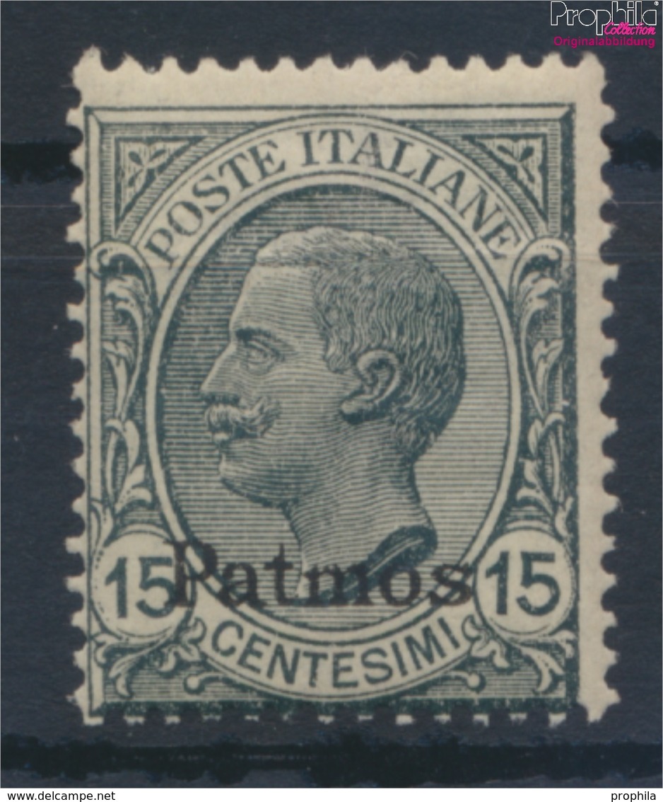 Ägäische Inseln 12VIII Postfrisch 1912 Aufdruckausgabe Patmos (9431514 - Egée (Patmo)