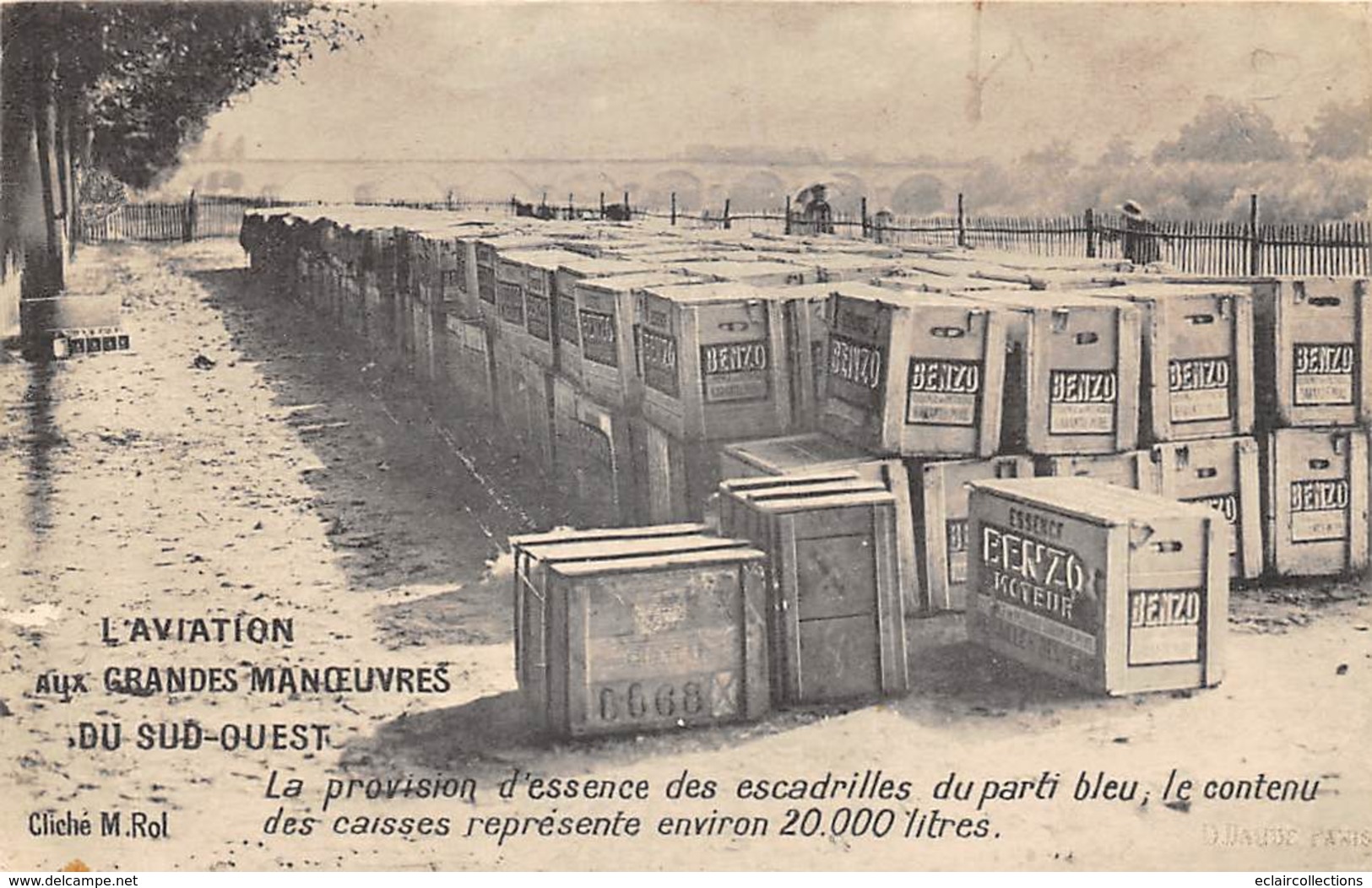 Toulouse Ou Environs  31  Manœuvres Du Sud Ouest  Aviation. Provision D'essence Benzo    (Voir Scan) - Toulouse