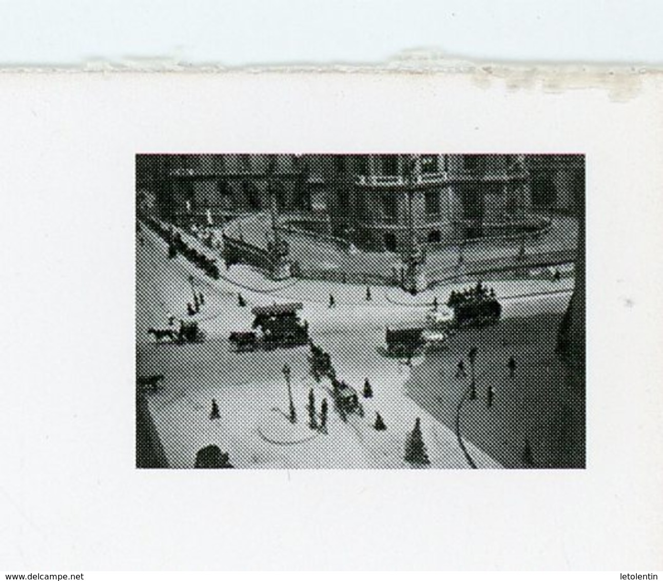 PSEUDO-ENTIER SUR CARTE POSTALE - LA RUE AUBER (VUE PRISE DU BALCON) DE MARTIAL CAILLEBOTTE - - Enteros Privados