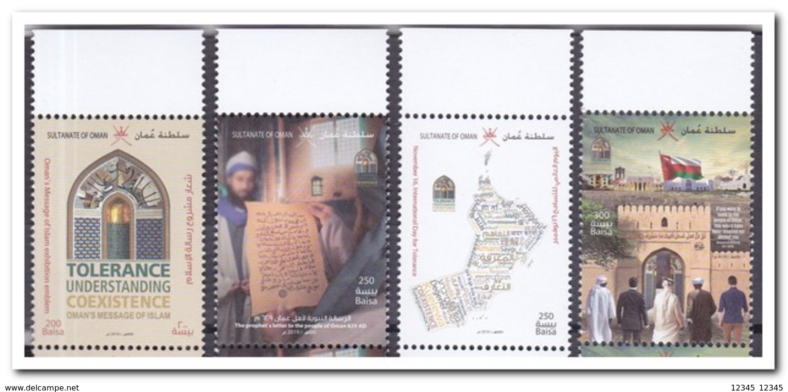 Oman 2019, Postfris MNH, Together Towards United Human Values - Omán