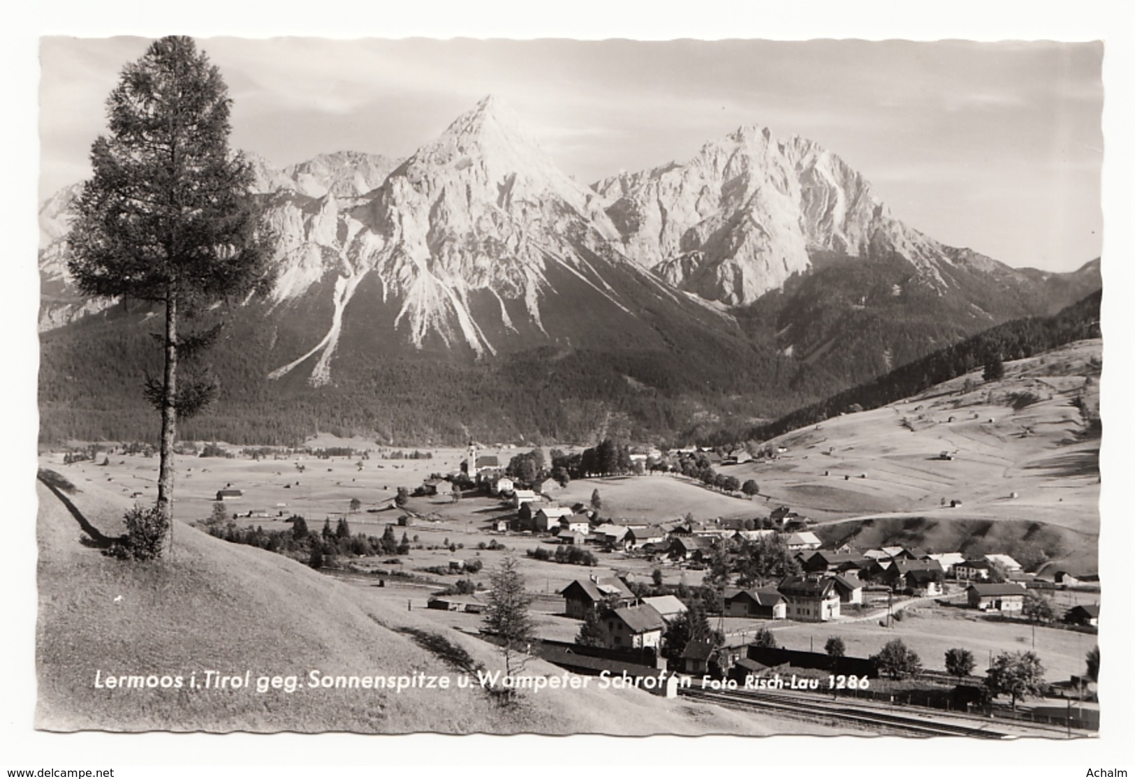 Lermoos Gegen Sonnenspitze Und Wampeter Schrofen - Lermoos