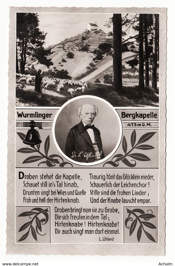 Rottenburg-Wurmlingen - Wurmlinger Bergkapelle - Gedicht Von Ludwig Uhland - Rottenburg