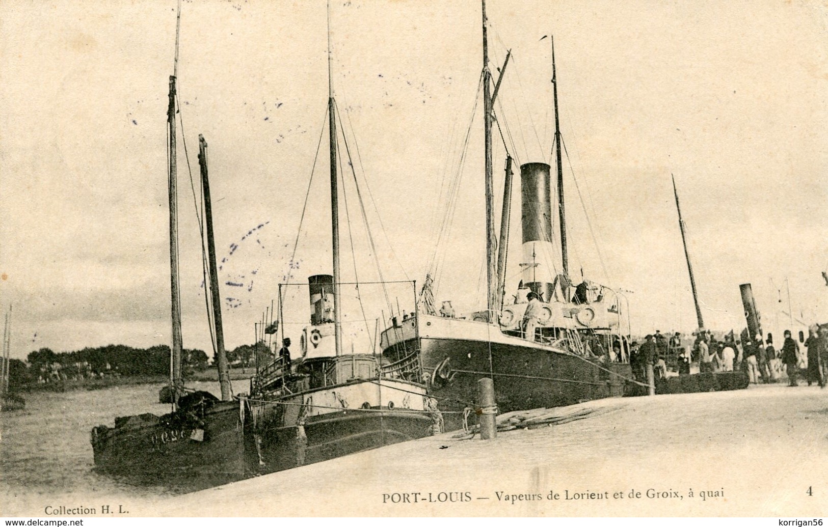 PORT LOUIS  **** VAPEURS  GROIX LORIENT  **** - Port Louis