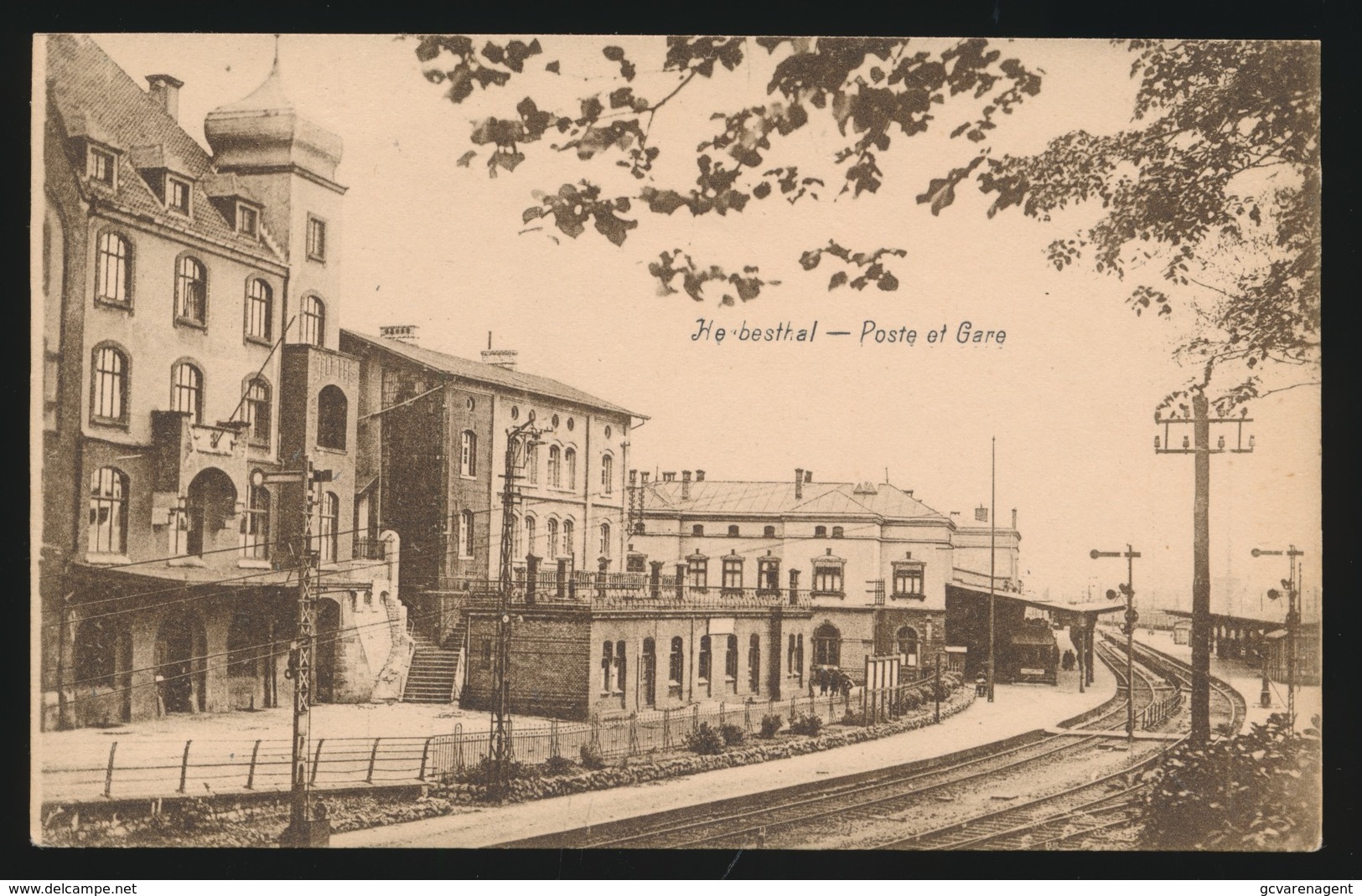 HERBESTHAL  POSTE ET GARE - Kelmis