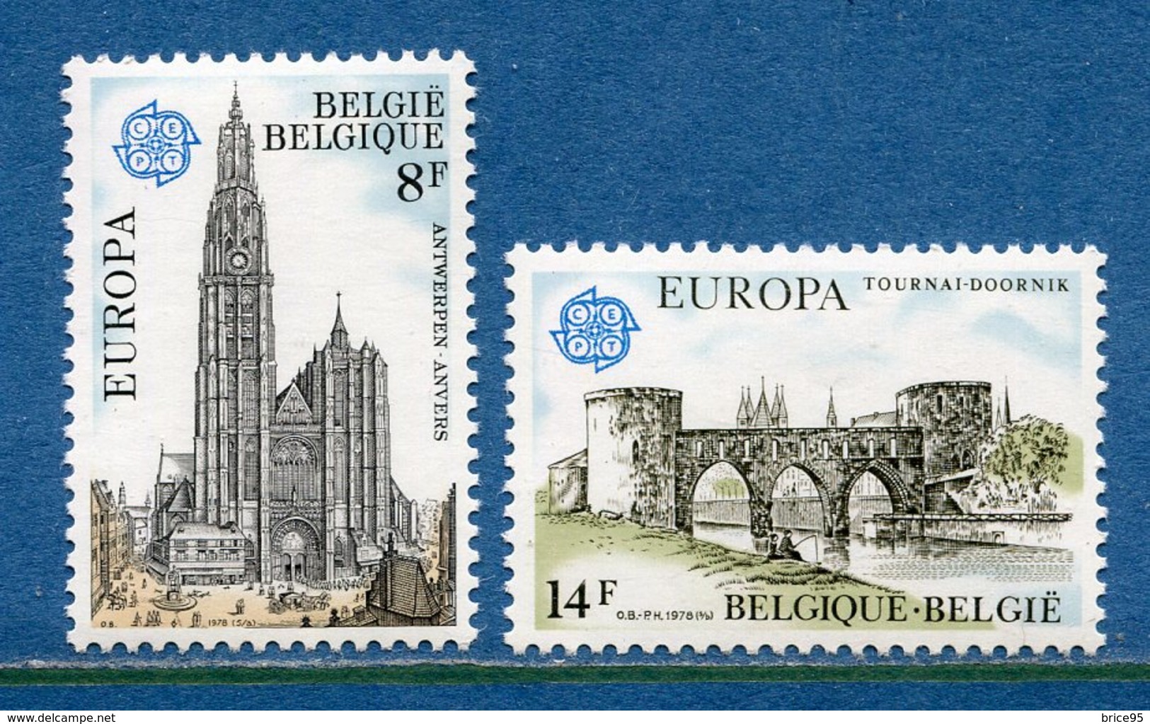 Belgique - YT N° 1886 Et 1887 - Neuf Sans Charnière - 1978 - Neufs