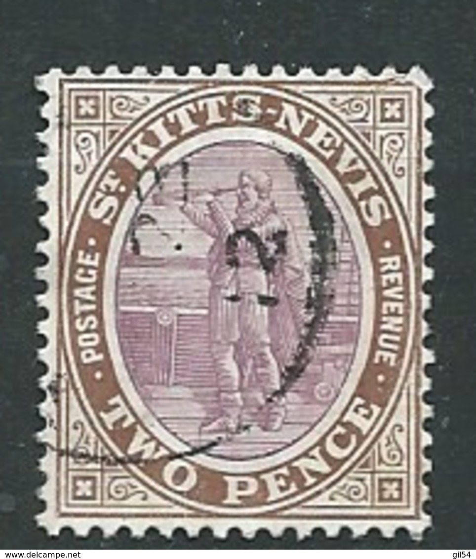 St Kitts Nevis  -    Yvert N° 37 Oblitéré    Ai28527 - St.Christopher-Nevis-Anguilla (...-1980)