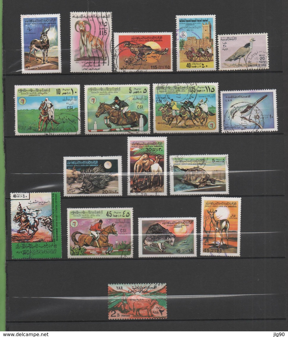 Lybia 17 Used Stamps - Libya