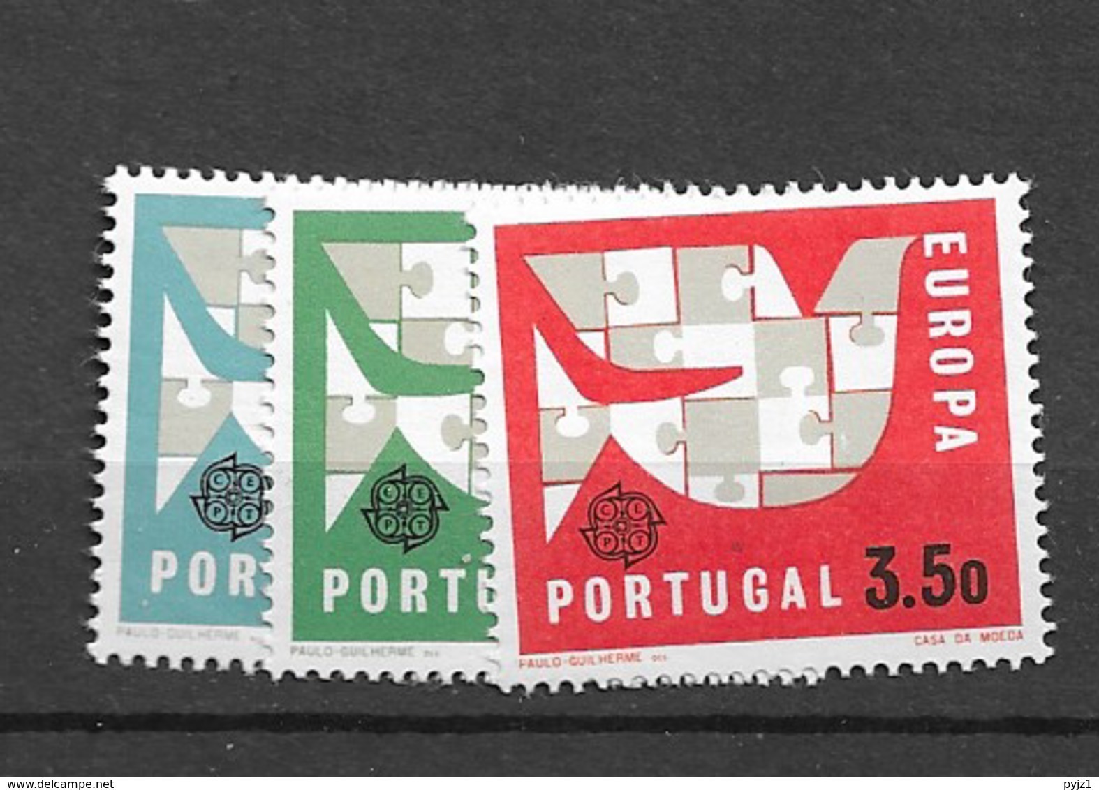 1963 MNH Portugal, Michel 948-50 Postfris** - Neufs