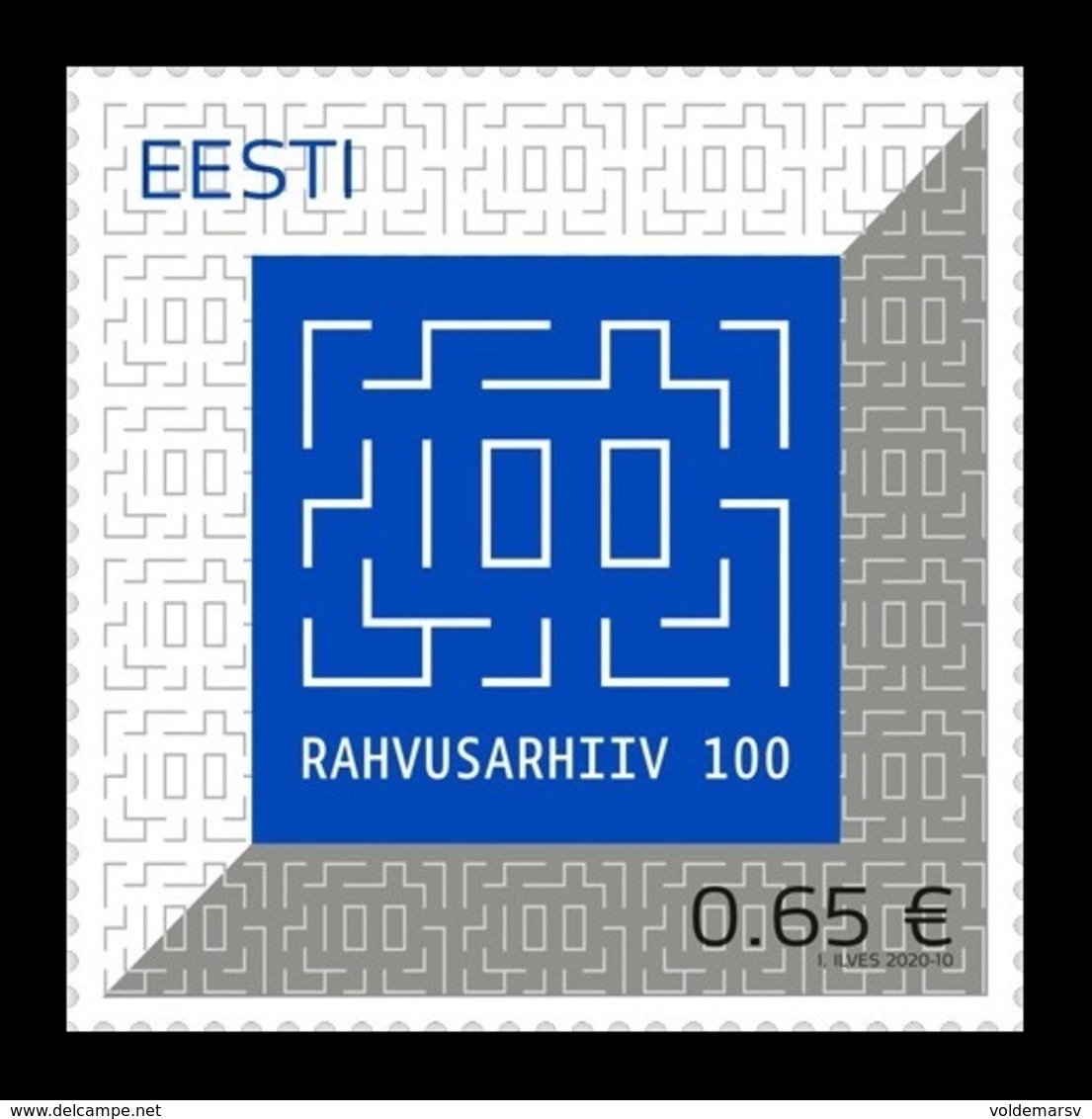 Estonia 2020 Mih. 980 National Archives MNH ** - Estonia