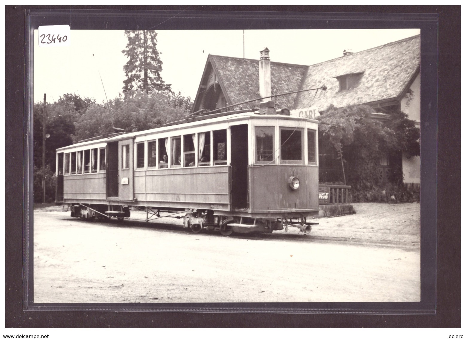 FORMAT 10x15cm - ALLAMAN-AUBONNE-GIMEL - CARTE BVA REPRO ANNEES 70 - TRAMWAY - TRAIN - BAHN - No 53.5 - TB - Allaman