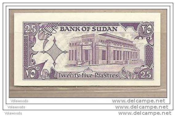 Sudan - Banconota Non Circolata Da 25 Piastre P-37 - 1987 #18 - Sudan