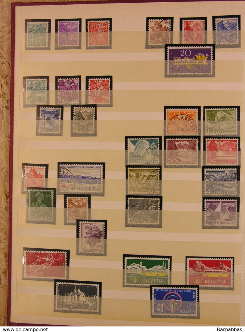 SWITZERLAND / BR.TERRITORIES - Many Old Stamps - (2764) Interesting Lot - Collections (with Albums)