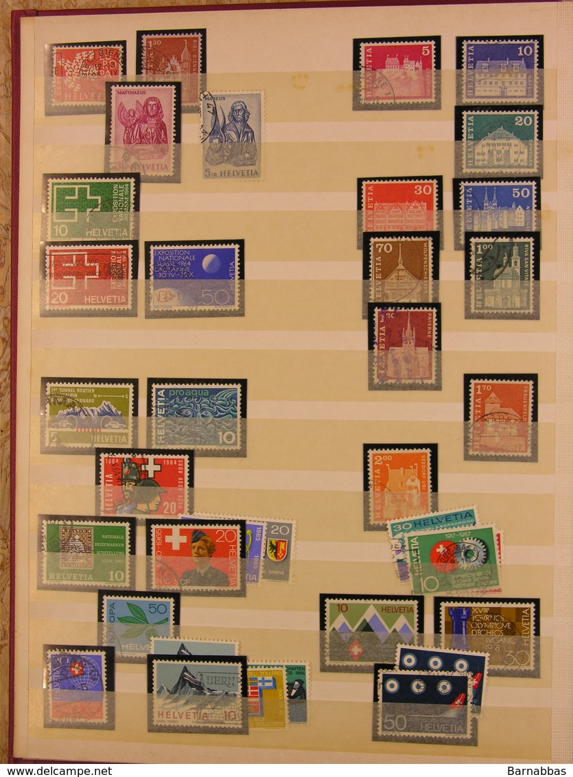 SWITZERLAND / BR.TERRITORIES - Many Old Stamps - (2764) Interesting Lot - Collections (with Albums)