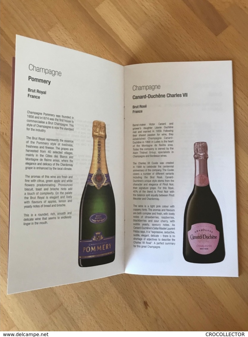 QATAR AIRWAYS BUSINESS CLASS WINE AND BEVERAGE LIST  EU NOV-19 - Menükarten